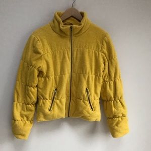Yellow Fleece jacket
